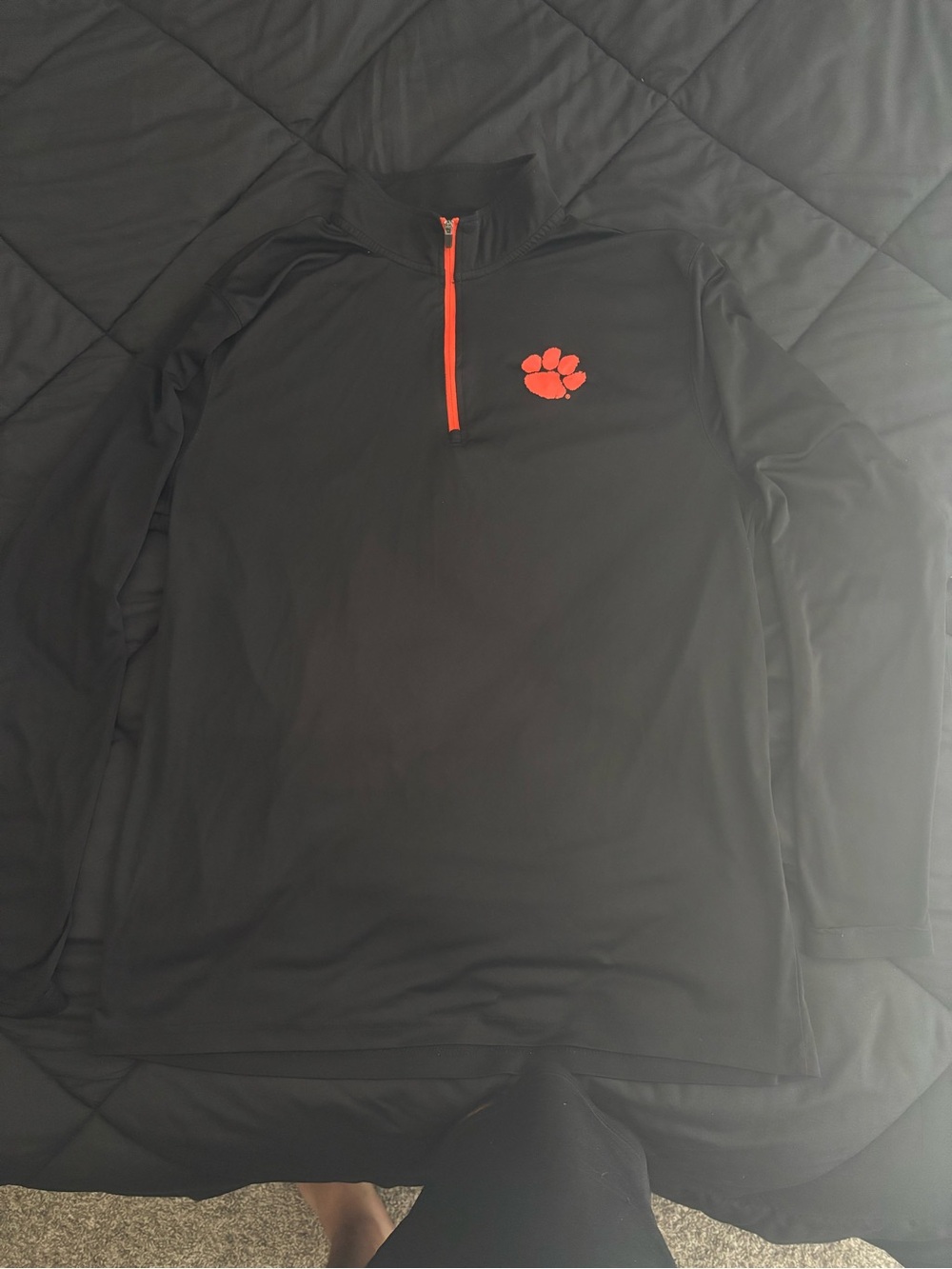 Clemson Tigers Performance Athletic Quarter Zip Pullover Jacket | Men’s XL